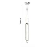 Orange Carving Knife Kitchen Stainless Steel Peeler Milk Pudding Cutting Tools Navel Orange Core-removing Core-digging Tools