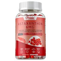 High-content astaxanthin supplement, 6 mg, 120 soft capsules per bottle, suitable for both men and women. 120 gray