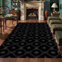 Red Black Poker Card Pattern Carpet Bold Game Style Non-Slip Soft Mat for Living Room Bedroom Home Decor 40x60cm brown