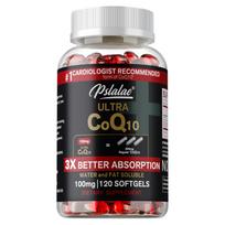 High-content Coenzyme Q10 supplement capsules, Vitamin E extract, unisex, 120 capsules 120 gray