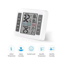LCD Skaitmeninis Vidaus Termometras Higrometras Kambario /H Temperatūros Drėgmės Matuoklis