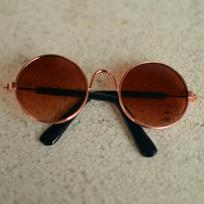 Glasses Grils Toy Photo Props Doll Cool Glasses Pet Sunglasses