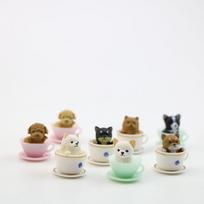 8 vnt./partija Kawaii mini šunų dervos figūrėlės Bonsai mikro kraštovaizdžio lėlių namelio puošmenos Mini amatai Miniatiūros Gimtadienio vestuvių dovana dog