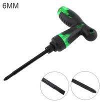 6 Inch Three-purpose Telescopic Ratchet Screwdriver Hand Tool Dual-end Screw Driver Slotted Cross Screwdriver for Repairing black