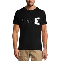 Men's T-Shirt Controller Game Heartbeat - Birthday Gift for Gamers XS juoda