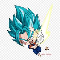Pleistrai Drabužiams Krepšiui Užlyginami Terminiai Lipdukai Vegetto Blue Vegeta Goku Raštas Plaunami Terminio Pernešimo blue