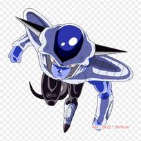 Pleistukai drabužiams, krepšiui, lygintuvu klijuojami šiluminiai lipdukai, Šerkšnas, Dragon Ball Super Menas, Frieza, Goku Raštas, Plaunami, Šilumos perdavimo blue