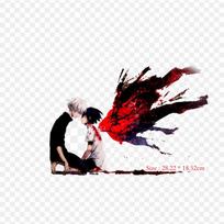 Love Kaneki And Touka Ken Kaneki Tokyo Ghoul Iron On Patches For Clothing Applique Stickers On Clothes Heat-Sensitive Custom Patch