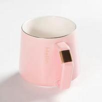 Nordic Creative Mug Vienspalvis Keraminis vandens puodelis Pieno puodelis Kavos puodelis Sulčių puodelis white