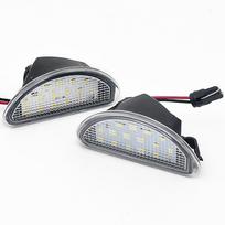 2vnt 15 SMD LED automobilių automobilio valstybinio numerio ženklo šviesos lempos baltos spalvos priedai dalys, skirtos Toyota Aygo MK I 2005-2014 automobilių modeliui balta