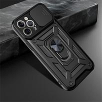 Luxury Slide Camera Lens Phone Case For iPhone 13 12 11 Pro Max X XR XS Max 8 7 6S 6 Plus Military Grade Shockproof Armor Finger Ring Stand Cover iPhone 6S Plus juoda
