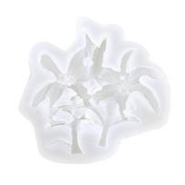 Silicone Chocolate Moulds Flower Shaped DIY Candy Molds Baking Gadget Non-stick Silicone Material for Kitchen DIY Baking 2 white