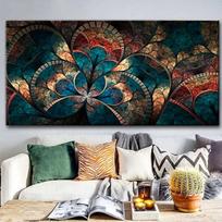 Abstraktus Meninis Deimantų Siuvinėjimas Fraktalinis Raštas Psichodelinis Paveikslas Deimantais Piešimas Kryželiu Pilnas Gręžimas Menas S316 Full Round 30x60CM
