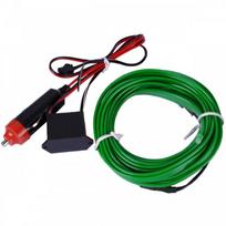 Światłowód EL WIRE Ambient Taśma LED 5m 12V Zielony Off-Road