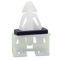 ECF382 10 Pieces Bumper Retainer With Sealer, White Nylon for Honda : 71592 S5D 000, 71592 S6A 000