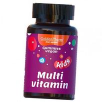 Multivitaminai vaikams, Kids Multi Vitamin, Golden Pharm 60 tabl. (36519011) 60tab