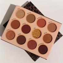 Akių šešėlių paletė 12 spalvų akių šešėlių paletė Glitter Highlighter Shimmer akių makiažas pigmentas matinis akių šešėliai kosmetika brown