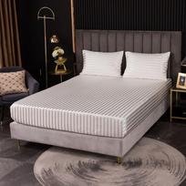 Namų tekstilės patalynė žakardo satino vienguba patalynė Čiužinio užvalkalas Apsauginis užvalkalas be pagalvės užvalkalo Pillowcases balta