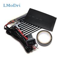 Motorcycle E-bike Heated Hand Grips Handle Heater Warmer Kit for Harley Suzuki Yamaha