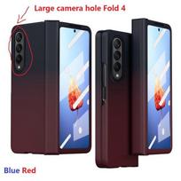 Colorful Gradient For Samsung Galaxy Z Fold 2 Fold 3 Fold 4 Case Hinge Film Screen Protector Cover Case & Screen Protector