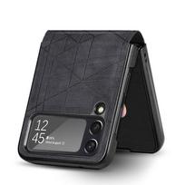 Anti -Dust Non -Slip Leather Folding Case For Samsung Galaxy Z Flip 4 5g Flip4 Zflip4 Slim Protection Cover For Samsung Z Flip 4 for Samsung Z Flip 4 juoda