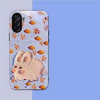 Tempered Glass Phone Case For Samsung Galaxy S23 S22 S21 S20 Ultra Plus S21fe S10 Lite Note 10 20 Cartoon Cute Rabbit Cover For Samsung S10 Lite