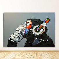 Tapyba Sienų Paveikslai Svetainei Namų Dekoracijos Grafiti Mielos Beždžionėlės Drobės Tapyba Spalvingas Spausdintas Plakatas ir Spaudiniai Be Rėmo 21*30cm