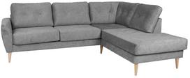 Kampinė sofa Home4you Heivi RC, pilka sp., dešininė, 250 x 200 cm x 90 cm