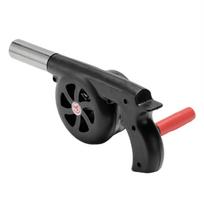 Nuimamas rankinis kepsninės ventiliatorius Mini kepsninės ventiliatorius Oro pūstuvas, skirtas kepsninei Lengvas ugnies dumplės, kepsninės įrankis stovyklavimo grilio priedai geltona