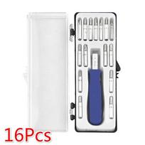 Creative 32 In 1 Screwdriver Set Precision Mini Magnetic Screwdriver Bits Kit Phone Mobile IPad Camera Maintenance Tool 16Pcs white