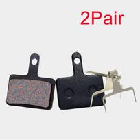 2 poros dviračio pusmetalinių diskinių stabdžių kaladėlių, skirtų „Shimano B01S M375 M395 M446 M485 M486 M416 Deore M515 M575“ dviračio stabdžiams gray