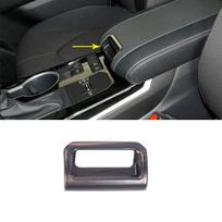 ABS medienos grūdų pavaros šoniniai lipdukai Centrinės konsolės šoninės juostelės Auto vidaus priedai, skirti Toyota Highlander Middle Armrest