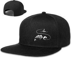 Skull Pineapple Snapback Hats for Unisex Flat Bill Hat Unisexs Hats Snapback Black Baseball Cap Gift for Unisex Adjustable