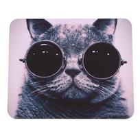 Pelės kilimėlis cat picture neslystantis nešiojamasis kompiuteris, optinis lazerinis pelės kilimėlis gray