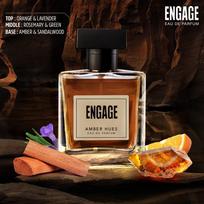 Engage Amber Hues Perfume for Men, Long Lasting, Ambery and Fruity, for Special Occasions