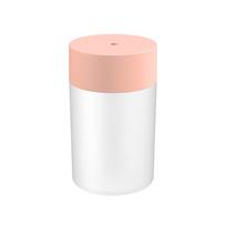 Portable Ultrasonic Air Humidifier Household Moisturizing Spray Car Humidification Aromatherap Air Purifier Mist Maker pink beige