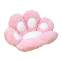 Chair Cushions, Cute Cat Paw Shape Plush Seat Cushions for Home Office Hotel Café New Style 2021 white