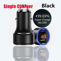 150w automobilinis USB įkroviklis 3.0 greitas įkrovimas su kabeliu 3 viename ir LCD, skirtas iPhone 13 12 11 Pro Max Ipad Xiaomi Samsung mobiliesiems telefonams A