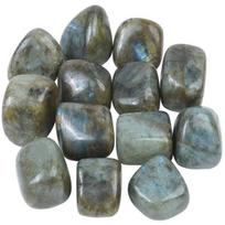 Abradorite Tumbled Stones Reiki Chakra Healing Decorative Pebbles, Vase Fillers Tumble Stone for Jewellery Gift Item 13 Pieces Set