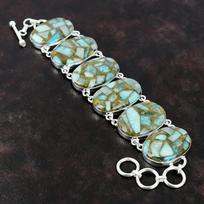 Copper Amazonite Bracelet 925 Sterling Silver Bracelet Gemstone Jewelry Adjustable Chain Bracelet Gift For Friend Handmade Designer Bracelet