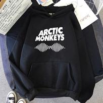 ARCTIC MONKEYS Garso bangos gobtuvas Muzikos grupės gerbėjai Drabužiai marginti vilna ilgomis rankovėmis megztiniai Unisex hiphopo megztiniai Megztiniai Megztiniai 2XL black