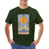 Vyrai Moteriški Bitcoin Tarot Card marškinėliai Dideli marškinėliai plius dydžio marškinėliai Unisexs marškinėlių pakuotė 2XL black
