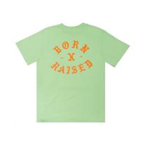 „Born X Raised Rocker“ marškinėliai B0001Rckrcgrn žalios spalvos marškinėliai S beige