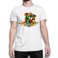 Rubik S Cube Art Unisex T-Shirt The Big Bang Theory Tee S white