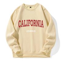 Los Angeles California City Letter Hoodies Unisex Sports Fashion Streets Hooded Fleece Warm Crew Neck Hoody Novelty Creative Tops L