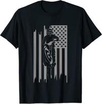 American Flag Motocross Apparel Motocross Dirt Bike Unisex T-shirt S