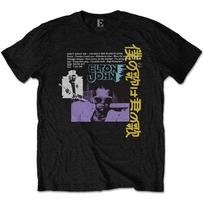 Elton John Japanese Single Unisex T-shirt S gray
