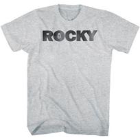 Rocky Logotipo Pilki Unisex Marškinėliai S