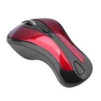 2.4G 6D Gyroscope Ergonomic Fly Air Wireless Mouse Mice for PC Laptop Smart TV raudona/juoda