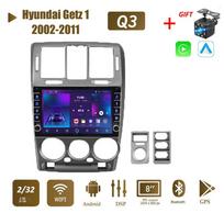 icreative WIFI automobilių radijo stereofoninė multimedija, skirta Hyundai Getz 1 2002-2011 su mygtuko rankenėle Android 2Din GPS Navi Carplay Auto 2+32GB 2+32GB